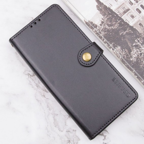 Шкіряний чохол-книжка GETMAN Gallant (PU) для Xiaomi Redmi Note 13 5G Чорний