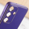 Кожаный чехол Xshield для Samsung Galaxy S24+ Фиолетовый / Ultra Violet