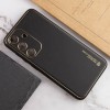 Шкіряний чохол Xshield для Samsung Galaxy S24+ Чорний / Black