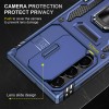 Ударостійкий чохол Camshield Army Ring для Samsung Galaxy S24 Ultra Синій / Navy