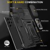 Ударостійкий чохол Camshield Army Ring для Samsung Galaxy S24 Ultra Чорний / Black