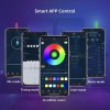 Настінний світильник Lines SAL-013B Bluetooth USB interface with app (6+2 pcs) White