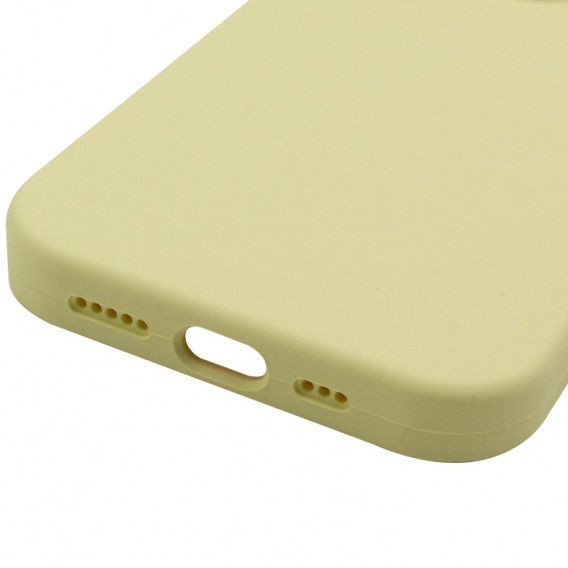 Чохол Silicone Case Full Camera Protective (AA) NO LOGO для Apple iPhone 13 Pro Max (6.7") Жовтий / Mellow Yellow