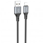 Дата кабель Hoco X86 Spear USB to MicroUSB (1m) Black Дата кабель Hoco X86 Spear USB to MicroUSB (1m) Black