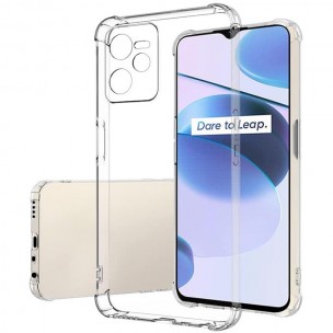 TPU чохол GETMAN Ease logo посилені кути Full Camera для Realme C35 Безбарвний (прозорий) TPU чохол GETMAN Ease logo посилені кути Full Camera для Realme C35 Безбарвний (прозорий)