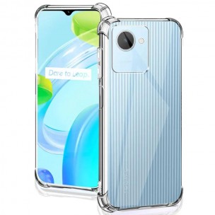 TPU чехол GETMAN Ease logo усиленные углы Full Camera для Realme C30 Бесцветный (прозрачный) TPU чехол GETMAN Ease logo усиленные углы Full Camera для Realme C30 Бесцветный (прозрачный)