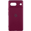Чехол Silicone Cover Lakshmi Full Camera (AAA) with Logo для Google Pixel 8 Бордовый / Plum