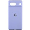 Чехол Silicone Cover Lakshmi Full Camera (AAA) with Logo для Google Pixel 8 Сиреневый / Dasheen