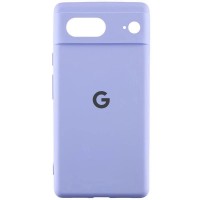 Чохол Silicone Cover Lakshmi Full Camera (AAA) with Logo для Google Pixel 8 Бузковий / Dasheen