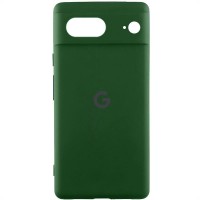 Чохол Silicone Cover Lakshmi Full Camera (AAA) with Logo для Google Pixel 8 Зелений / Cyprus Green