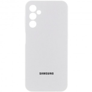 Чехол Silicone Cover Lakshmi Full Camera (AAA) with Logo для Samsung Galaxy A25 5G Белый / White