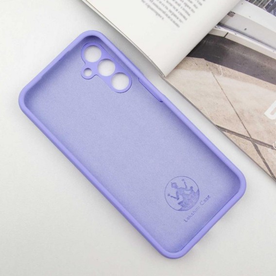 Чехол Silicone Cover Lakshmi Full Camera (AAA) with Logo для Samsung Galaxy A25 5G Сиреневый / Dasheen