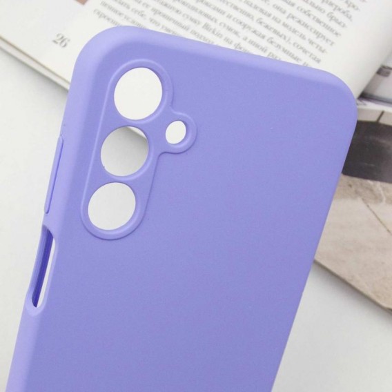 Чехол Silicone Cover Lakshmi Full Camera (AAA) with Logo для Samsung Galaxy A25 5G Сиреневый / Dasheen