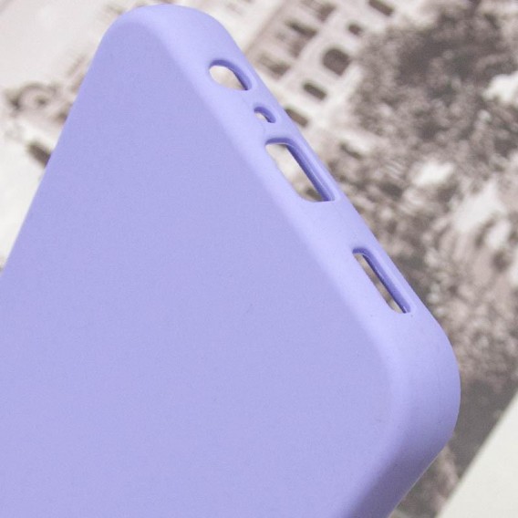 Чехол Silicone Cover Lakshmi Full Camera (AAA) with Logo для Samsung Galaxy A25 5G Сиреневый / Dasheen