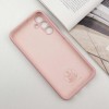 Чехол Silicone Cover Lakshmi Full Camera (AAA) with Logo для Samsung Galaxy A25 5G Розовый / Pink Sand