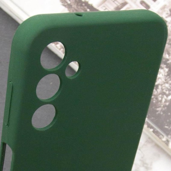 Чехол Silicone Cover Lakshmi Full Camera (AAA) with Logo для Samsung Galaxy A25 5G Зеленый / Cyprus Green