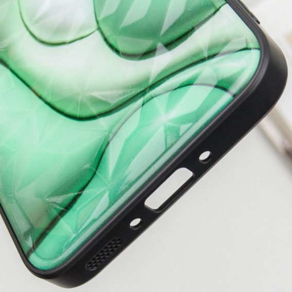 TPU+PC чехол Prisma BubbleGum для Samsung Galaxy A55 3D Green