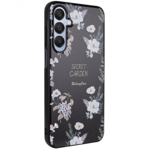 TPU+PC чехол Secret Garden для Samsung Galaxy A25 5G Black