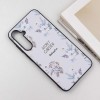TPU+PC чохол Secret Garden для Samsung Galaxy A25 5G White