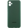 Чехол Silicone Cover Lakshmi Full Camera (AAA) with Logo для Samsung Galaxy A06 Зеленый / Cyprus Green