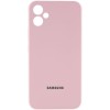 Чохол Silicone Cover Lakshmi Full Camera (AAA) with Logo для Samsung Galaxy A06 Рожевий / Pink Sand