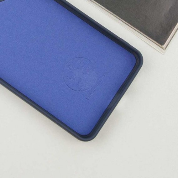 Чохол Silicone Cover Lakshmi Full Camera (AAA) with Logo для Samsung Galaxy A06 Темно-синій / Midnight blue
