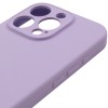 Чехол Silicone Case Full Camera Protective (AA) NO LOGO для Apple iPhone 16 Pro (6.3 дюйма) Сиреневый / Lilac