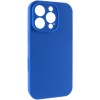 Чохол Silicone Case Full Camera Protective (AA) NO LOGO для Apple iPhone 16 Pro (6.3") Синій / Capri Blue