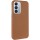 Шкіряний чохол Leather Case Metal Buttons для Samsung Galaxy A15 4G/5G / M15 5G Brown
