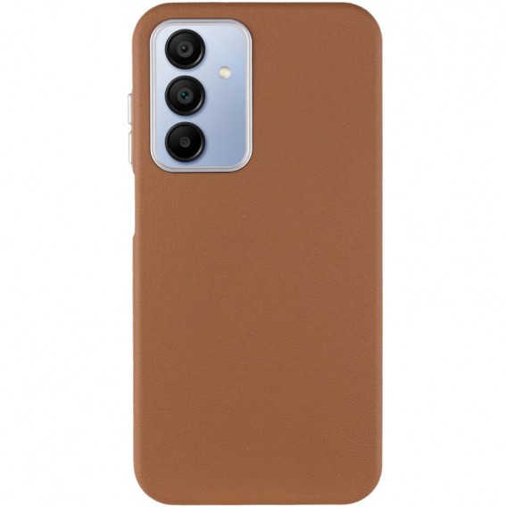 Кожаный чехол Leather Case Metal Buttons для Samsung Galaxy A15 4G/5G / M15 5G Brown