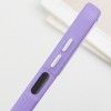 Кожаный чехол Leather Case Metal Buttons для Samsung Galaxy A15 4G/5G / M15 5G Light Purple