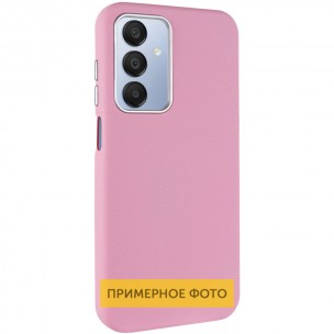Кожаный чехол Leather Case Metal Buttons для Samsung Galaxy S24 Ultra Light Pink