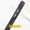 Кожаный чехол Leather Case Metal Buttons для Xiaomi Redmi A3 Black
