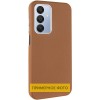Кожаный чехол Leather Case Metal Buttons для Xiaomi Redmi A3 Brown