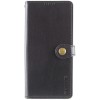 Кожаный чехол-книжка GETMAN Gallant (PU) для Xiaomi Redmi Note 14 5G Черный