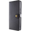 Кожаный чехол-книжка GETMAN Gallant (PU) для Xiaomi Redmi Note 14 5G Черный
