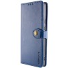 Кожаный чехол-книжка GETMAN Gallant (PU) для Xiaomi Redmi Note 14 5G Синий