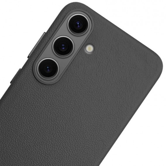 Шкіряний чохол Leather Case (AAA) для Samsung Galaxy S25+ Black