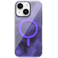 Чохол TPU Shiny Mountain (MagFit) для Apple iPhone 14 / 13 (6.1") Purple