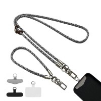 Набір шнурків 120см + 35см Black / White Pattern