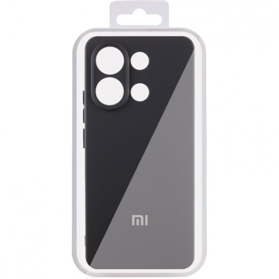 Чехол Silicone Cover Lakshmi Full Camera (AA) with logo для Xiaomi Redmi Note 13 5G Черный / Black