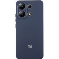 Чохол Silicone Cover Lakshmi Full Camera (AA) with logo для Xiaomi Redmi Note 13 5G Синій / Midnight blue