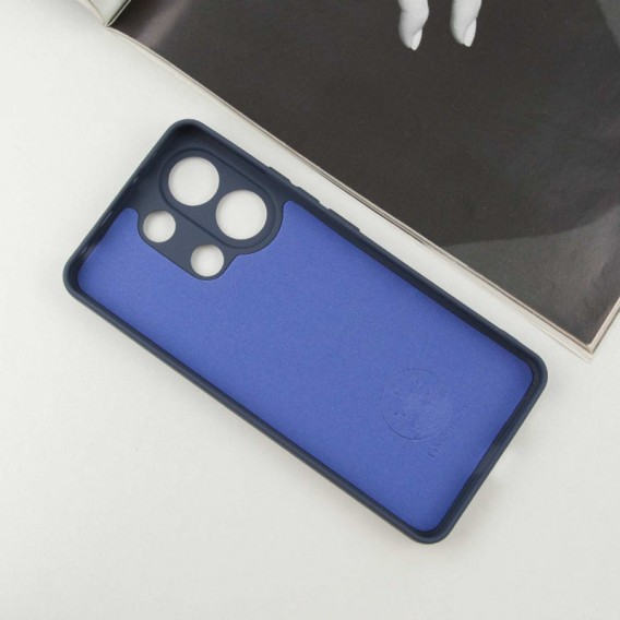 Чехол Silicone Cover Lakshmi Full Camera (AA) with logo для Xiaomi Redmi Note 13 5G Синий / Midnight blue