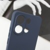 Чехол Silicone Cover Lakshmi Full Camera (AA) with logo для Xiaomi Redmi Note 13 5G Синий / Midnight blue