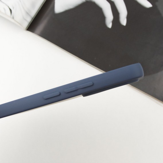 Чехол Silicone Cover Lakshmi Full Camera (AA) with logo для Xiaomi Redmi Note 13 5G Синий / Midnight blue