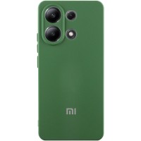 Чохол Silicone Cover Lakshmi Full Camera (AA) with logo для Xiaomi Redmi Note 13 5G Зелений / Dark green