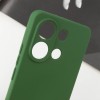 Чехол Silicone Cover Lakshmi Full Camera (AA) with logo для Xiaomi Redmi Note 13 5G Зеленый / Dark green