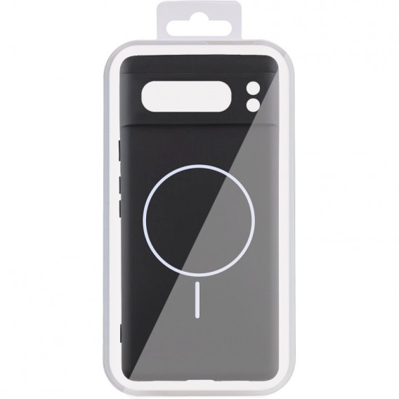 Чохол Silicone Cover Lakshmi Full Camera (AA) with MagFit для Google Pixel 8 Pro Чорний / Black