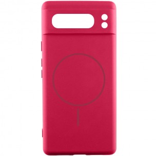 Чохол Silicone Cover Lakshmi Full Camera (AA) with MagFit для Google Pixel 8 Pro Червоний / Rose Red