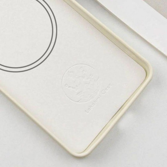 Чехол Silicone Cover Lakshmi Full Camera (AA) with MagFit для Samsung Galaxy S24+ Белый / White